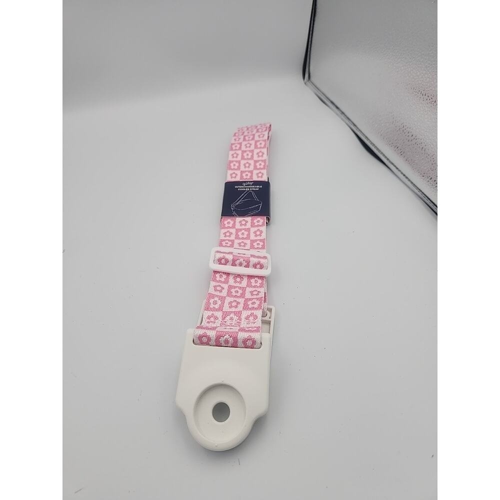 New‎ Simply Southern Interchangeable Cooler Strap Pink Flower For Vtg Cooler